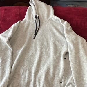 Jockey Gray Hooded Sweatshirt with Black Label